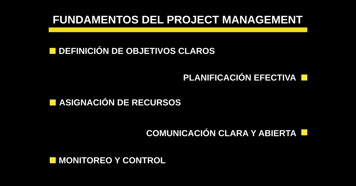 Fundamentos del Project Management